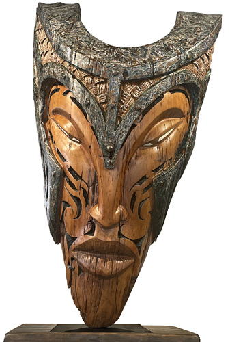 Joe Kemp nz Maori wooden carving, Kauri sculpture, Te Wa Kokiri